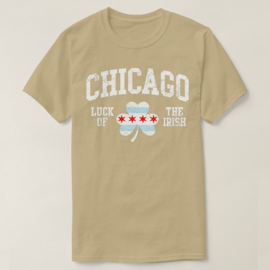 Chicago langs de Ierse dag van de sint-janskruid T-shirt (Design voorkant)