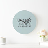 Chicago Latitude Longitude Grote Klok (Huis)