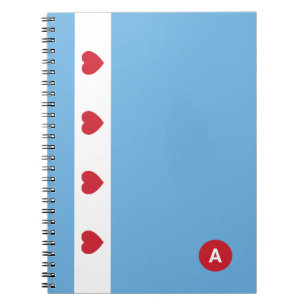 Chicago Liefde Spiraal Notebook Monogram Notitieboek