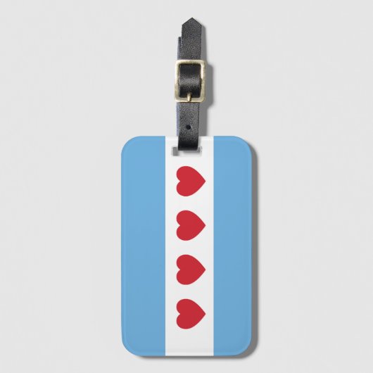 Chicago Love | BAGAGELABEL (Voorkant (verticaal))