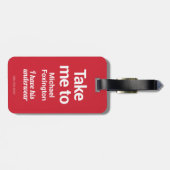 Chicago Love | BAGAGELABEL | Funny Custom (Achterkant horizontaal)