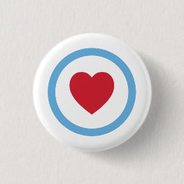 Chicago Love | BUTTON | Cirkelhart | wit