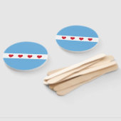 Chicago Love | Hand Fan Handwaaier (Niet-gemonteerd)