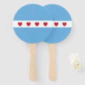 Chicago Love | Hand Fan Handwaaier (Voorkant en achterkant)