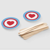 Chicago Love | Handventilatoren | Blauw Handwaaier (Niet-gemonteerd)