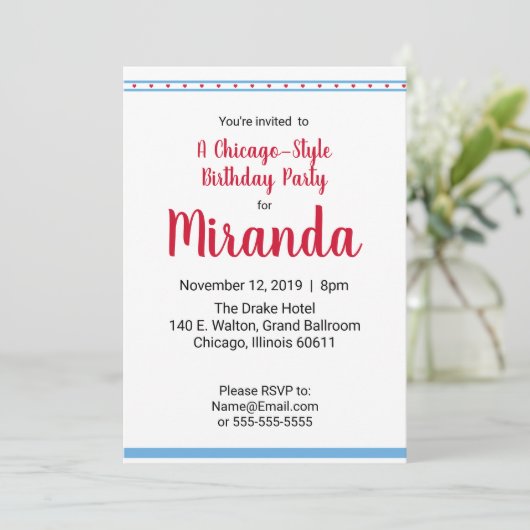 Chicago Love | Kaart (Staand voorkant)