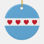Chicago Love | Keramisch Ornament (Voorkant)