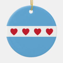 Chicago Love | Keramisch Ornament