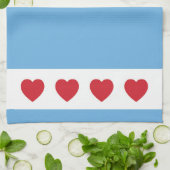 Chicago Love | Keukenhanddoek (Gevouwen)