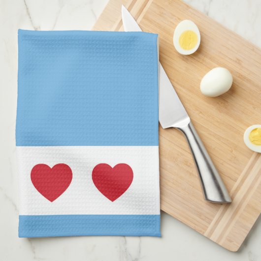 Chicago Love | Keukenhanddoek (Quarter Fold)