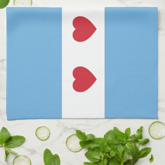 Chicago Love | Keukenhanddoek (Gevouwen)