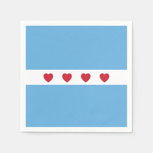 Chicago Love | Luiers | Papier Servet (Voorkant)