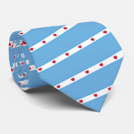 Chicago Love | Neck Tie | Small Angle Stripe Stropdas