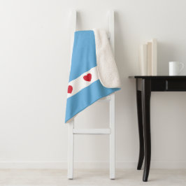 Chicago Love | Sherpa Blanket | Luxueus Deken