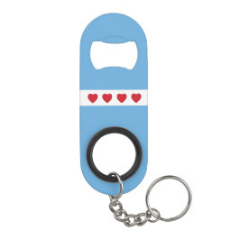 Chicago Love | Sleutelhanger flesopener Mini Flessenopener