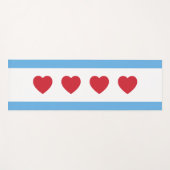 Chicago Love | Yoga Mat (Voorkant (horizontaal))