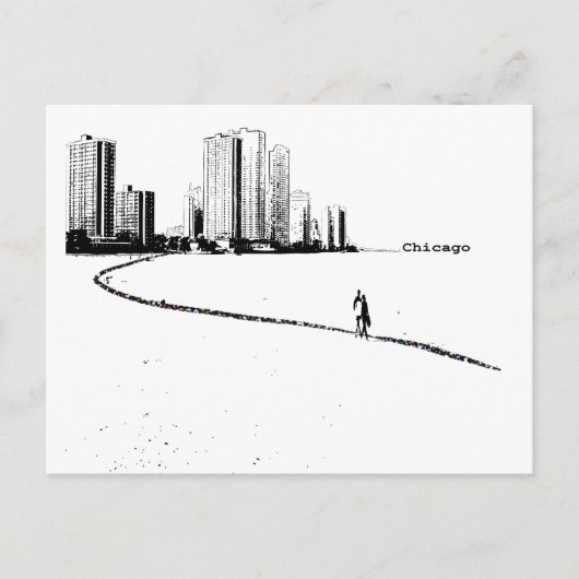 Chicago Lovers  Briefkaart (Voorkant)