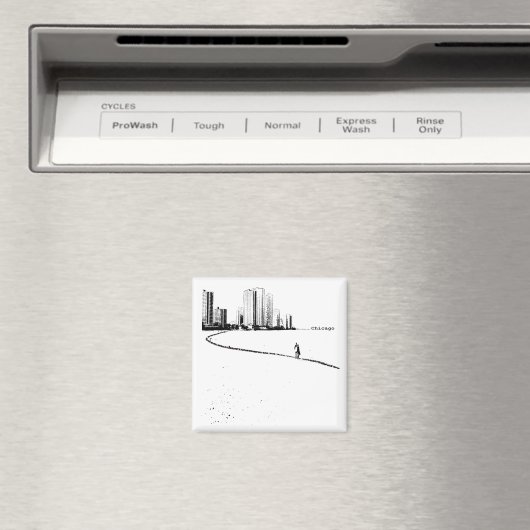 Chicago Lovers  magneet (Insitu (Vaatwasser))