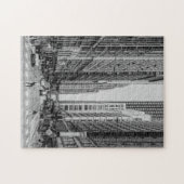 Chicago Madison Street Grayscale Jigzaag Puzzle Legpuzzel (Horizontaal)