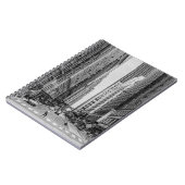 Chicago Madison Street Grayscale Notitieboek (Linkerzijde)