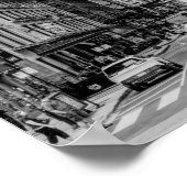 Chicago Madison Street Grayscale Poster (Hoek)