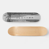 Chicago Madison Street Grayscale Skateboard (Horizontaal)