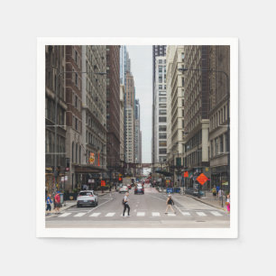 Chicago Madison Street Paper Napkins Servet