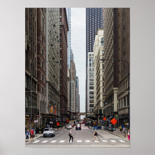 Chicago Madison Street Poster (Voorkant)