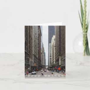 Chicago Madison Street Wenskaart Kaart