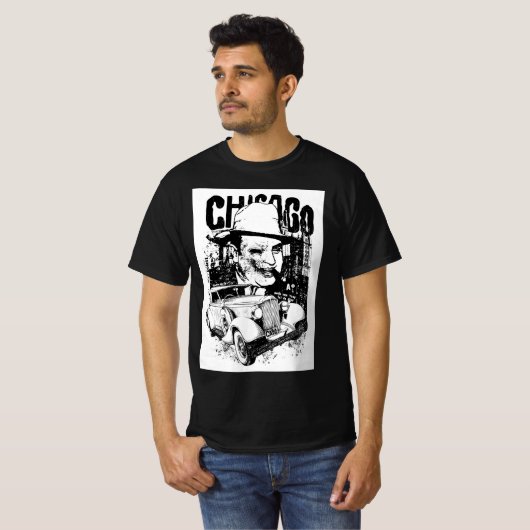 Chicago Mafia  T-shirt (Voorkant volledig)
