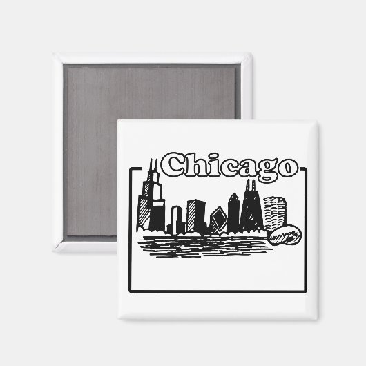 Chicago Magneet (Voorkant / Achterkant)