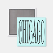 CHICAGO MAGNEET (Voorkant / Achterkant)