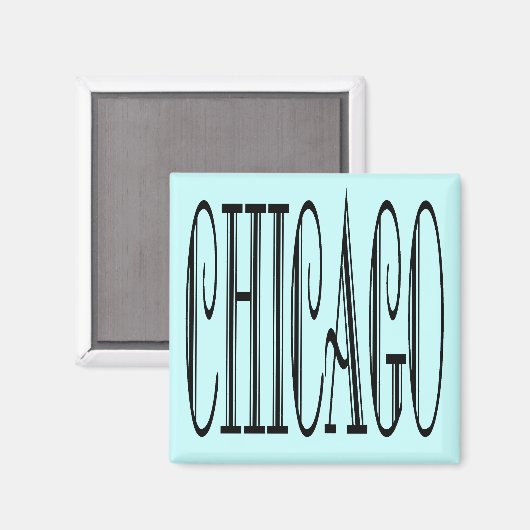 CHICAGO MAGNEET (Voorkant / Achterkant)