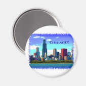 Chicago Magneet (Voorkant / Achterkant)
