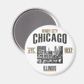 Chicago Magneet (Voorkant / Achterkant)