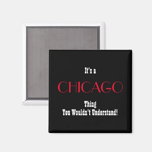 Chicago Magnet (Voorkant / Achterkant)