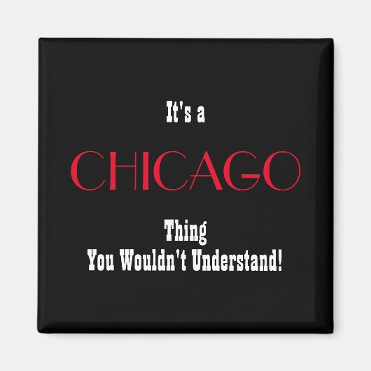 Chicago Magnet (Voorkant)