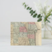 Chicago Map door Mitchell Briefkaart (Staand voorkant)