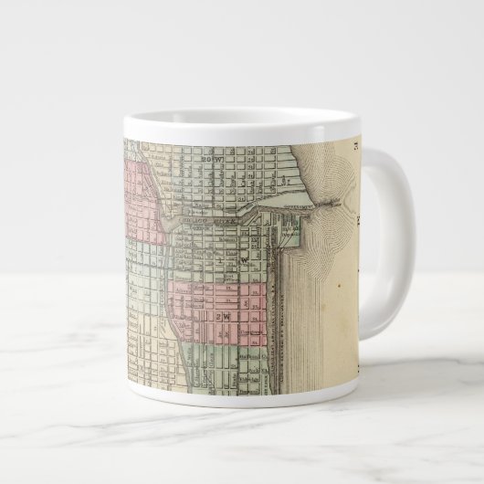 Chicago Map door Mitchell Grote Koffiekop (Voorkant rechts)
