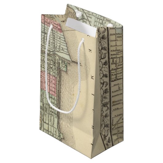 Chicago Map door Mitchell Klein Cadeauzakje (Voorkant Gekanteld)