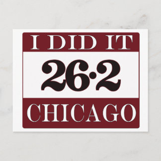 Chicago Marathon Briefkaart