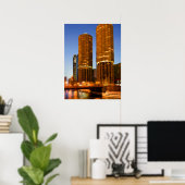 Chicago Marina Towers Poster (Thuiskantoor)