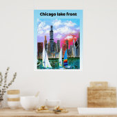 Chicago meer front poster (Keuken)