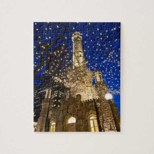 Chicago met Kerstmis Legpuzzel (Verticaal)