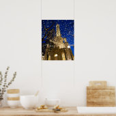 Chicago met Kerstmis Poster (Keuken)