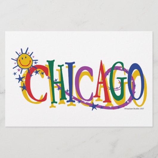 Chicago-Met-SUn-KINDEREN Briefpapier (Voorkant)