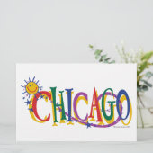 Chicago-Met-SUn-KINDEREN Briefpapier (Staand voorkant)