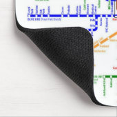Chicago-metro Mousepad Muismat (Hoek)