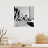 Chicago Michigan Avenue 1963 foto Poster (Keuken)