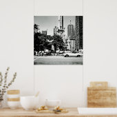 Chicago Michigan Avenue 1971  foto Poster (Keuken)